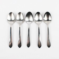 Usado, Conjunto de 5 colheres de sopa de aço inoxidável Farberware SAVANNAH 7" comprar usado  Enviando para Brazil