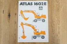 Atlas hydraulikbagger prospekt gebraucht kaufen  Deutschland