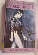 Secrets D'Amour: Erotic Memoirs of Paris in the 1920's First Edition 1989, usado comprar usado  Enviando para Brazil