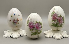 Floral eggs porcelain for sale  Findlay