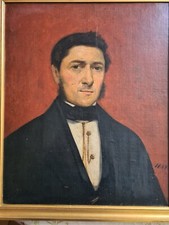 Huile toile portrait d'occasion  Grenoble-