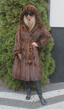 Futro Prawdziwe futro Norek 100% Ranczo Norek Futro Płaszcz Trencz Outwear Moda XL/2XL, używany na sprzedaż  PL