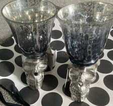 Skull candel holders for sale  HERNE BAY