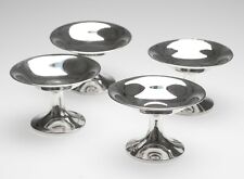 Conjunto de 4 pratos antigos de carne doce ou doce Walker & Hall prata maciça / Tazza comprar usado  Enviando para Brazil