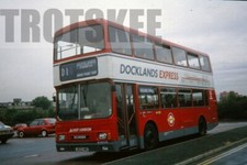 Slide 35mm East London Scania N113DRB Alexander S23 J823HMC 1992 Original comprar usado  Enviando para Brazil