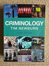 Criminology third edition for sale  ASHTEAD