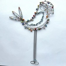 Wire beaded bird for sale  BEVERLEY