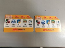 Coppia schede telefoniche usato  Spigno Saturnia