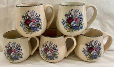 Conjunto de 5 canecas esplendor floral festa jardim em casa cerâmica grés comprar usado Conjunto de 5 canecas esplendor floral festa jardim em casa cerâmica grés comprar usado  Enviando para Brazil