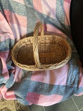 Wicker trug basket for sale  CHESTERFIELD
