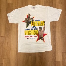 Camiseta unissex de algodão George Foreman vs Tommy Morrison P-5XL EL662 comprar usado  Enviando para Brazil