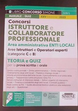 Manuale concorsi amministrativ usato  Gubbio