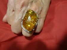 Belle bague ambre d'occasion  Saint-Cyprien