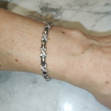 Bracciale oro bianco usato  Lumezzane
