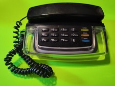 Telefone fixo Radio Shack anos 80 azul cristalita neon luz clara 43-810 comprar usado  Enviando para Brazil