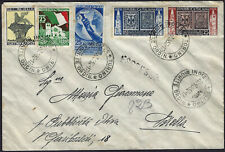 1952 lettera espresso usato  Novedrate