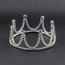 Tiara corona strass usato  Modena