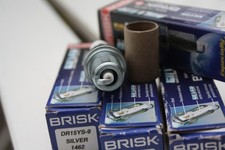 BRISK Silver DR15YS-9 1462 Zündkerzen Benzin LPG CNG Autogas 4 Stück 1x getestet gebraucht kaufen BRISK Silver DR15YS-9 1462 Zündkerzen Benzin LPG CNG Autogas 4 Stück 1x getestet gebraucht kaufen  Rheinbach