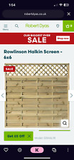 Fence panels rowlinson for sale  LONDON