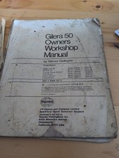Gilera haynes manual for sale  CARMARTHEN
