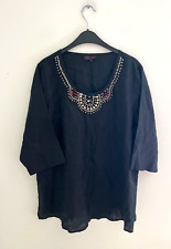 Ladies black linen for sale  BOREHAMWOOD