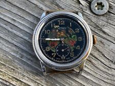 1940's Swiss made WWII Technos Rocail Military German Pilot watch large 37mm comprar usado  Enviando para Brazil