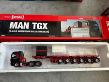 WSI 1:50 Mammoet MAN TGX 6x4 + 6 axle ballast trailer + 10ft container comprar usado  Enviando para Brazil