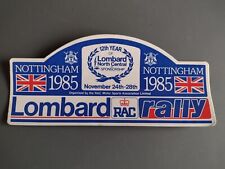 Lombard rac rally for sale  LLANDUDNO JUNCTION