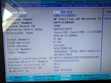 Laptop HP Pavilion G6 15,6 cala niebieski części wymaga tylko dysku twardego i baterii, używany na sprzedaż  Wysyłka do Poland