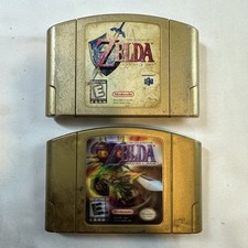 Zelda Collector’s Edition GOLD Ocarina of Time & Majora's Mask (N64) Autêntico, usado comprar usado  Enviando para Brazil