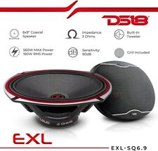 DS18 6x9 par de alto-falantes coaxiais bidirecionais 560 watt alto-falantes estéreo automotivos 3-ohm EXL-SQ6.9 comprar usado  Enviando para Brazil