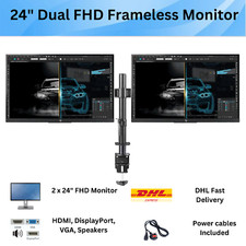 Dual hdmi frameless for sale  DAGENHAM