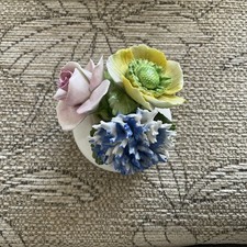 Porcelain flowers white for sale  WARRINGTON