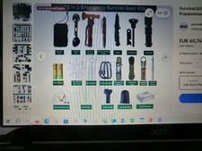 Survival kit professionelles gebraucht kaufen  Frankenthal