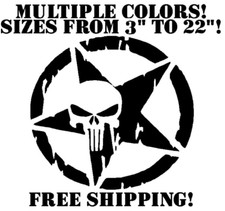 Distressed punisher skull for sale  Valdosta