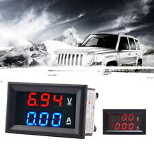 Voltímetro amperímetro DC 100V 10A azul vermelho LED amplificador duplo digital voltímetro medidor*1 comprar usado  Enviando para Brazil