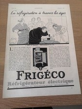 Advertising 1931 frigeco d'occasion  Expédié en Belgium