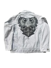 Affliction gray jacket for sale  Cleveland