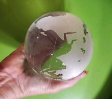 Globe earth etched for sale  El Paso