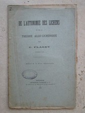 Flagey autonomie lichens d'occasion  Châtillon-en-Bazois