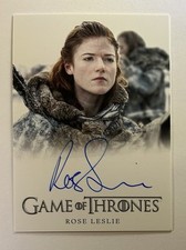 2024 Juego de Tronos Leyendas del Reino ROSE LESLIE Full Bleed Autógrafo segunda mano  Embacar hacia Mexico