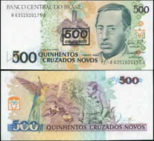Nota - 1990 Brasil, 500 Cruzeiros em 500 Novo Cruzados, P226b UNC, comprar usado  Enviando para Brazil