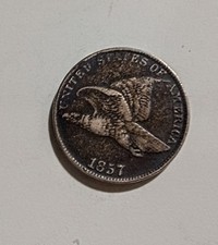 Usado, 1857 Águia voadora formato muito fino tem penas de cauda e detalhes de bico comprar usado  Enviando para Brazil