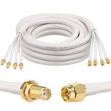 Cabo de extensão Waveform 5G Quad SMA - 20 pés SMA macho para SMA fêmea - KMR195 coaxial, usado comprar usado  Enviando para Brazil
