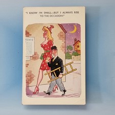 Saucy comic postcard for sale  TELFORD