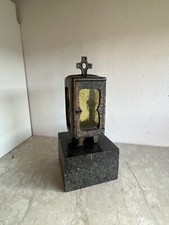 Grableuchte bronze massivstein gebraucht kaufen  Alfeld