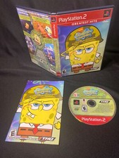 PlayStation 2 Bob Esponja Calça Quadrada Battle For Bikini Bottom Jogo Testado NRMT, usado comprar usado  Enviando para Brazil