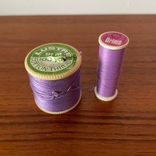 Thread vintage purple for sale  YORK