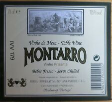 Etichette vino PORTOGALLO MONTARRO Vinho Frisante Adega C Cantanhede wine labels comprar usado  Enviando para Brazil