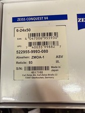 Zeiss conquest 24x50 for sale  CRAMLINGTON